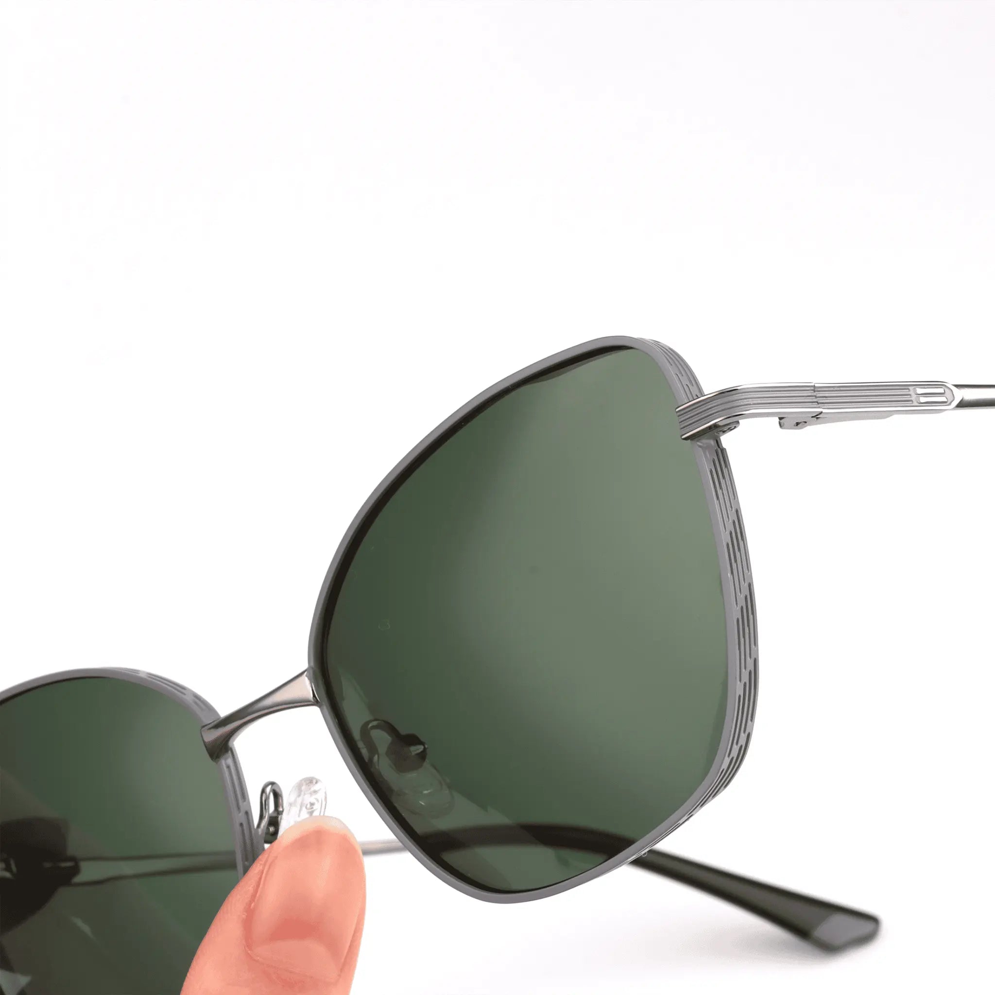 شركة جويريس لتصنيع النظارات المعدنية المستطيلة JC-84371