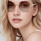 Geometric Metal Sunglasses JT-GLT8622 - Joyiris Eyewear