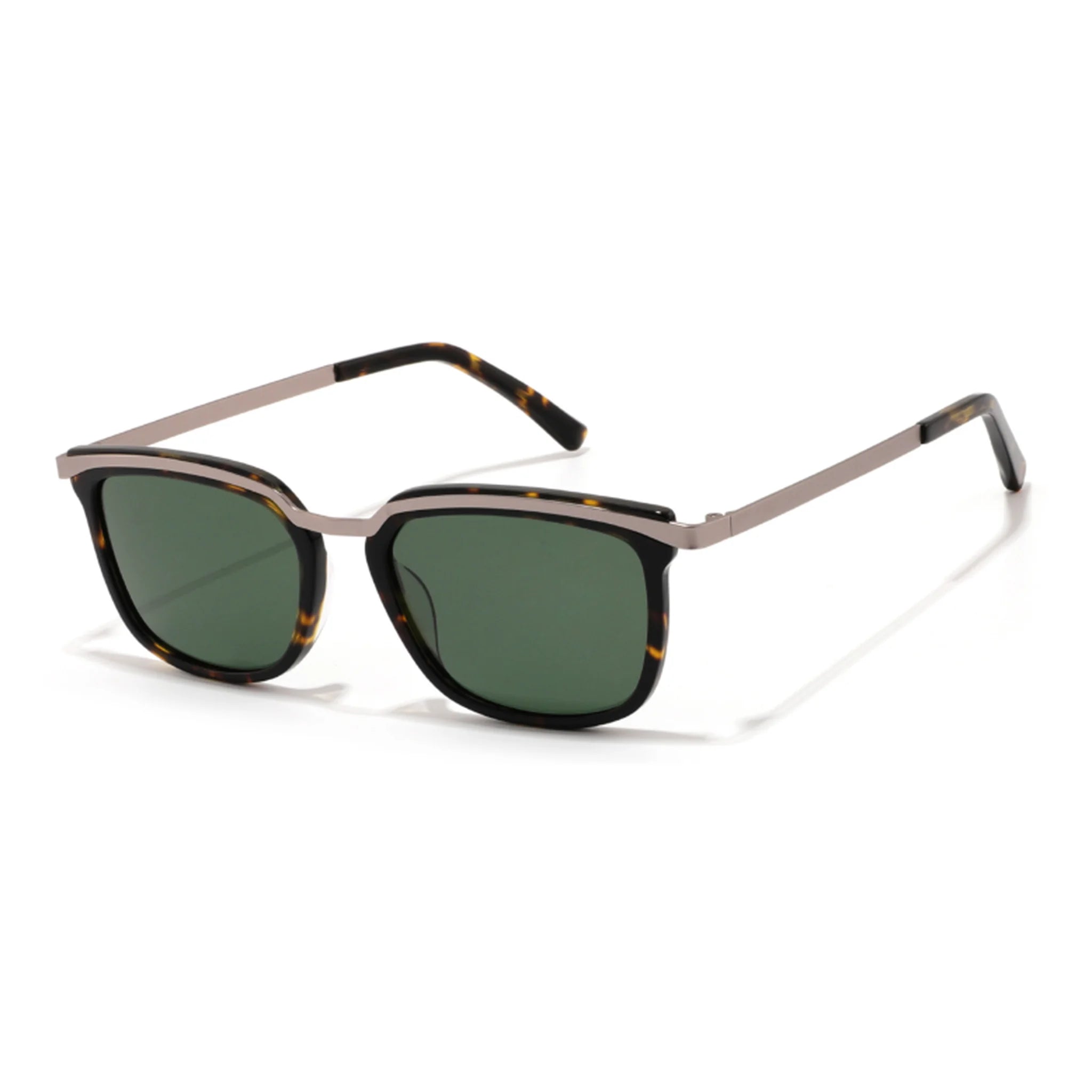 Square Acetate & Metal Sunglasses JT-GLT8628 - Joyiris Eyewear