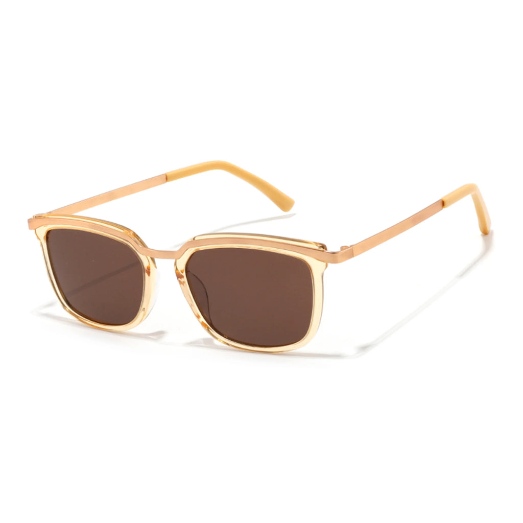 Square Acetate & Metal Sunglasses JT-GLT8628 - Joyiris Eyewear