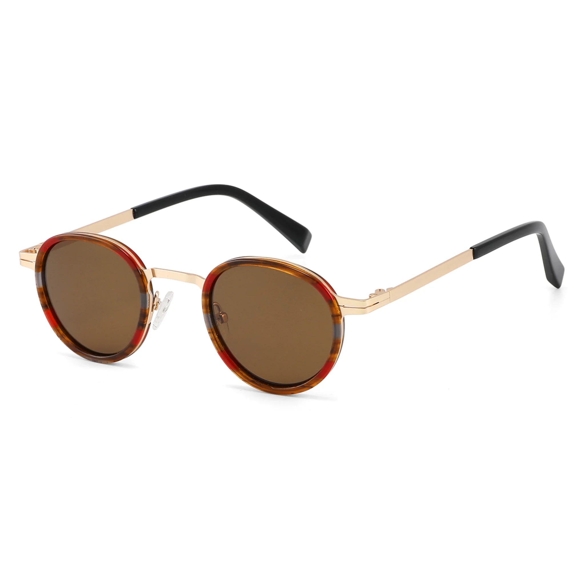 Oval Acetate & Metal Sunglasses JT-GLT8835 - Joyiris Eyewear
