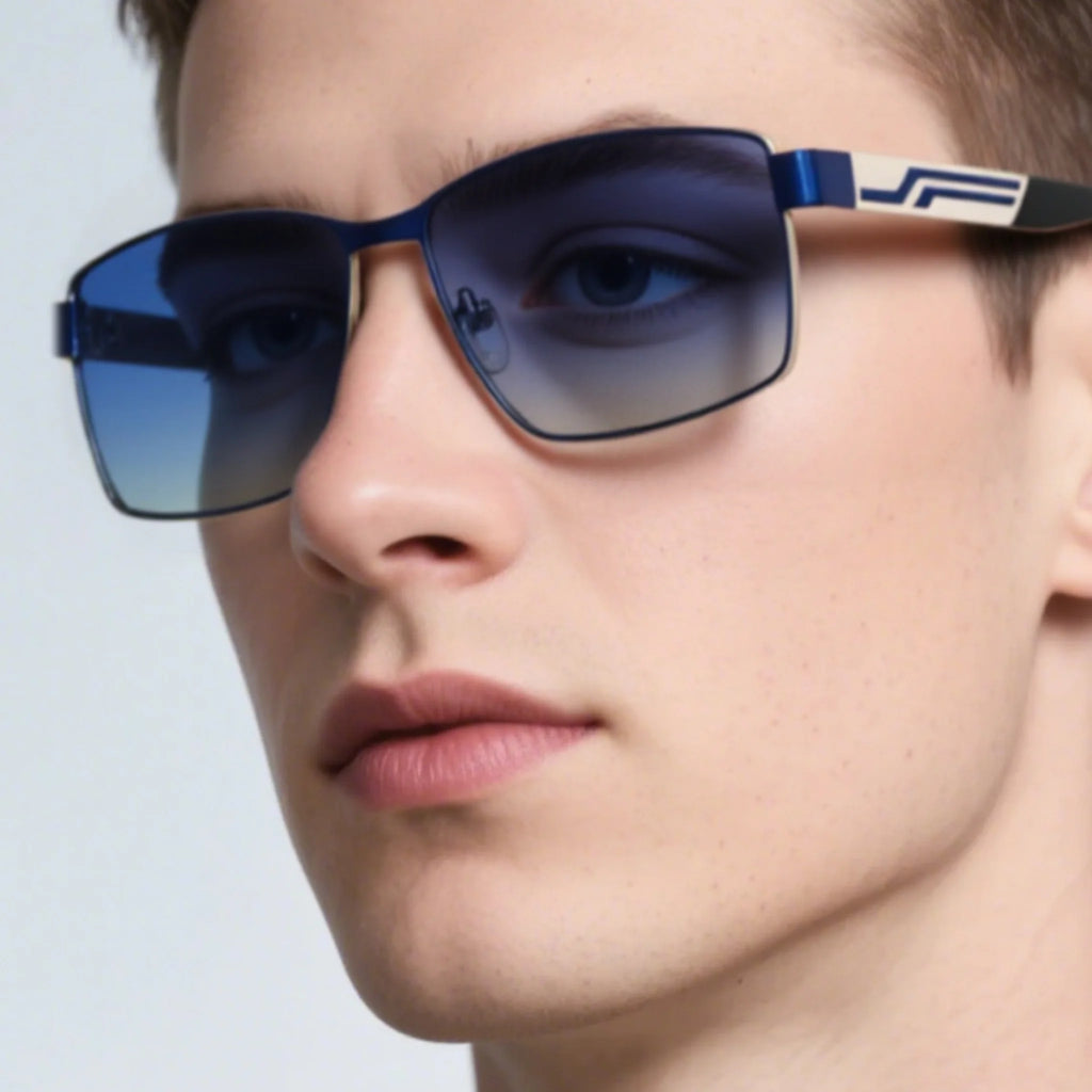 Rectangle Metal Sunglasses JT-GLT8963 - Joyiris Eyewear